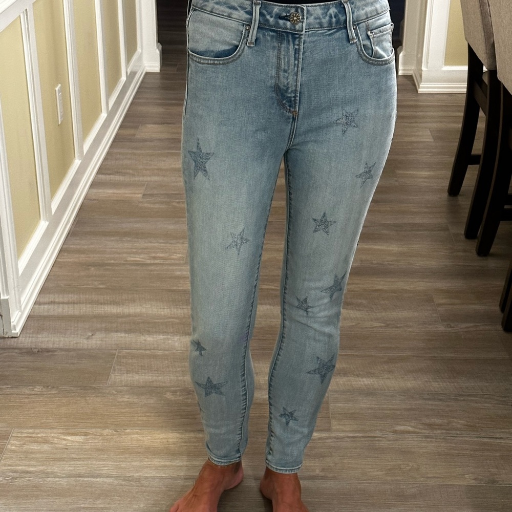 Driftwood Jackie High Rise Jeans with Stars
